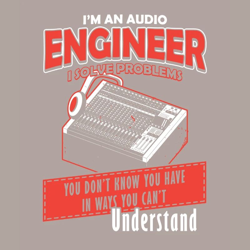Audio Engineer Solve Problem Tontechniker