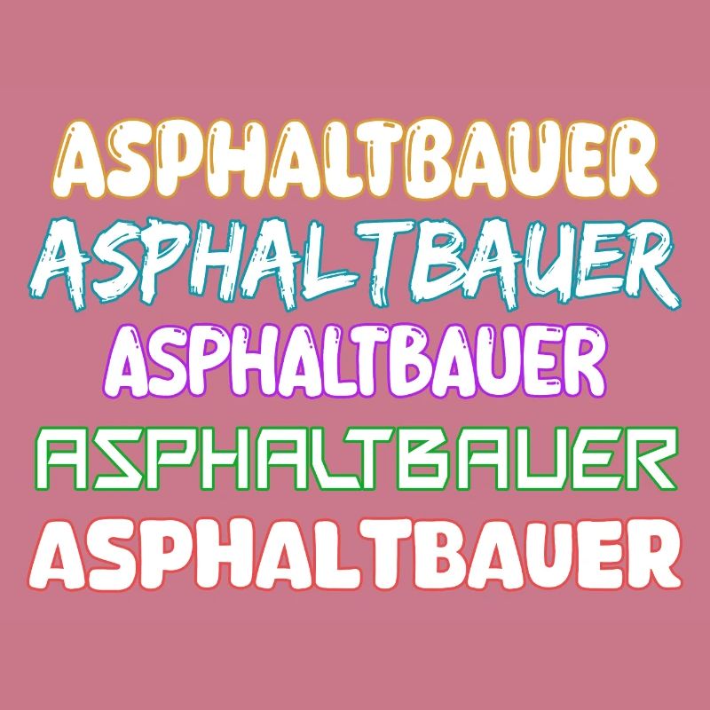 Constructeur d’asphalte comme métier