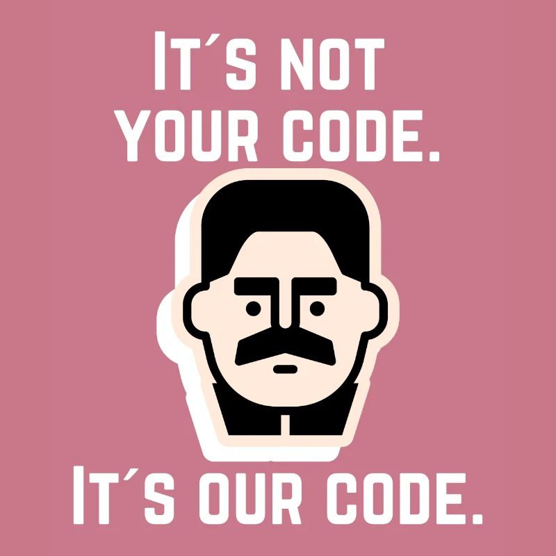 Chemise pour programmeurs avec code volé