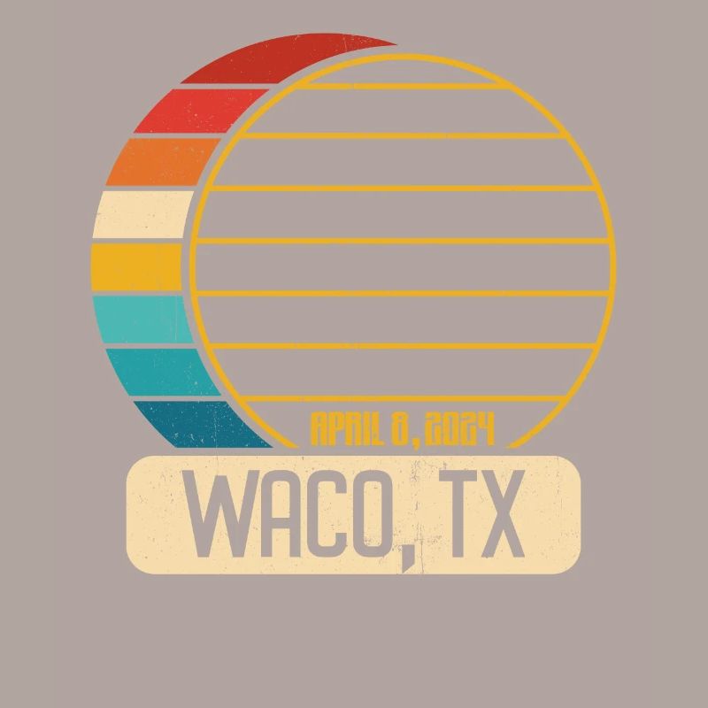 Total Solar Eclipse Texas Waco 28. April 2024