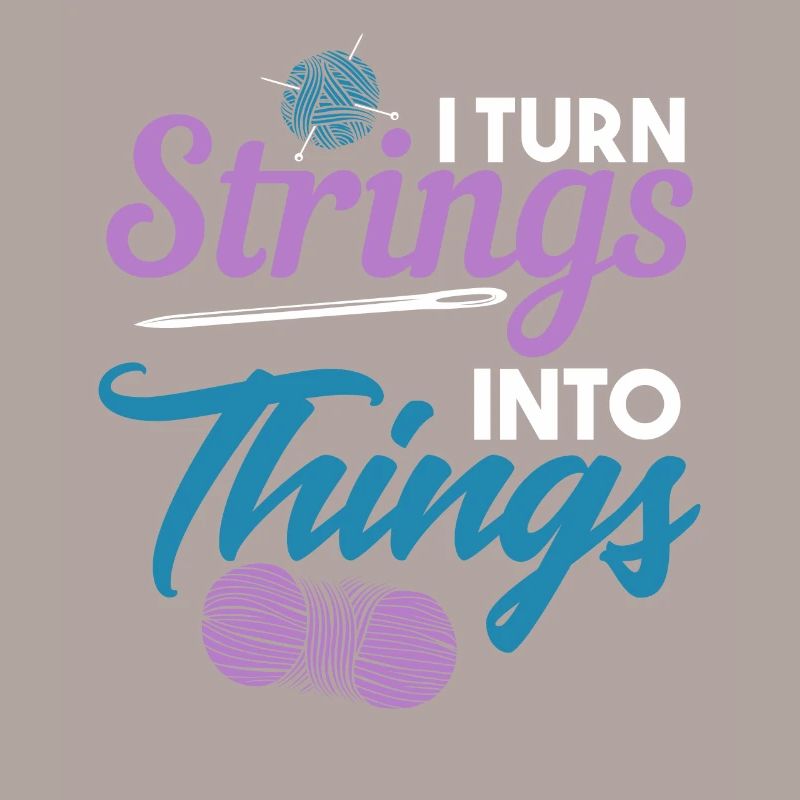 Strings into Things Stricker Strickerin Strickgarn