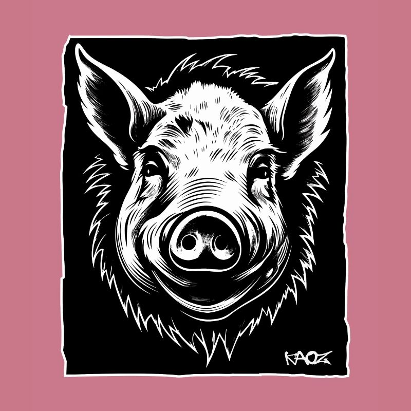 ein Schwein, eine Sau, ein Eber
