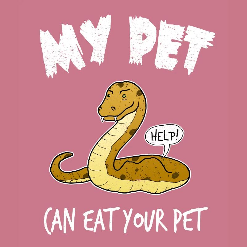 Cadeau drôle d'animal familier de python de serpent