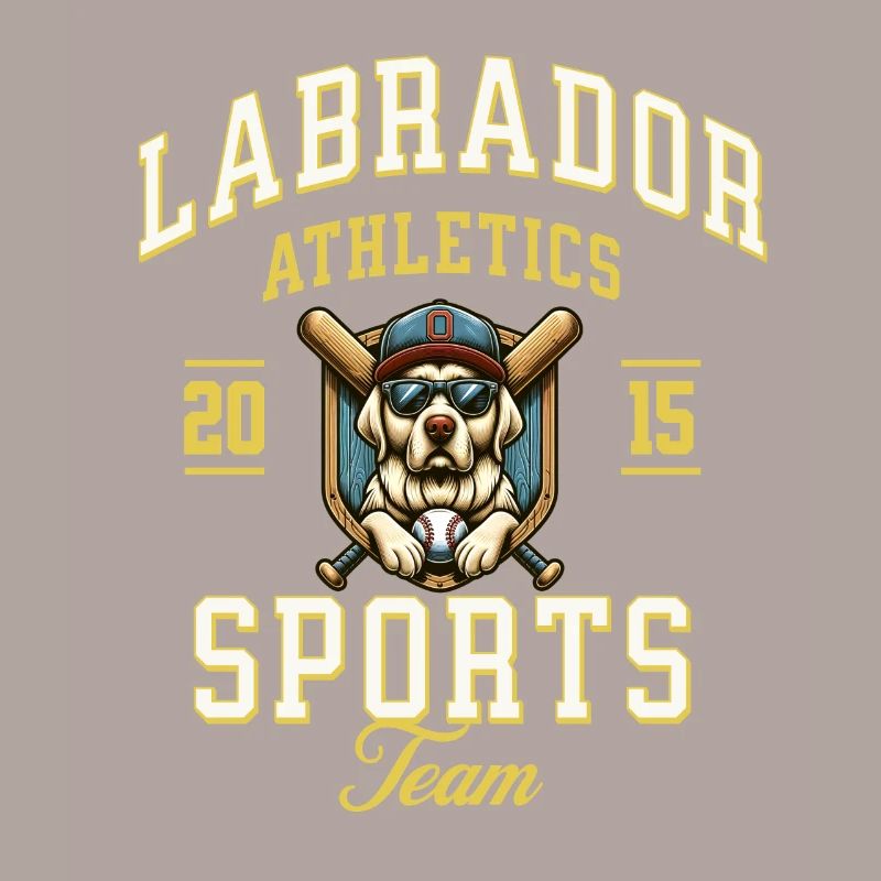 Labrador Athletics Baseball Mignon Conception d’équipe