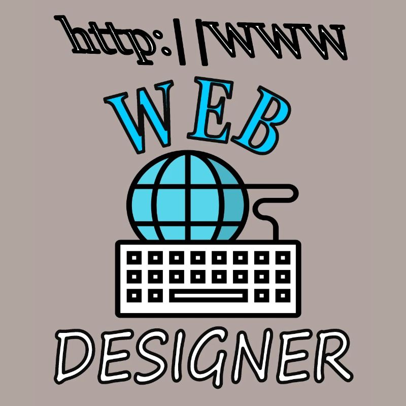 Ich bin Web Designer Website Internet Geschenkidee