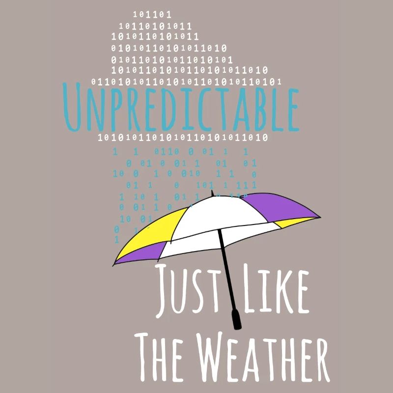 Non-binary raindrops non-binary PRIDE LGBT