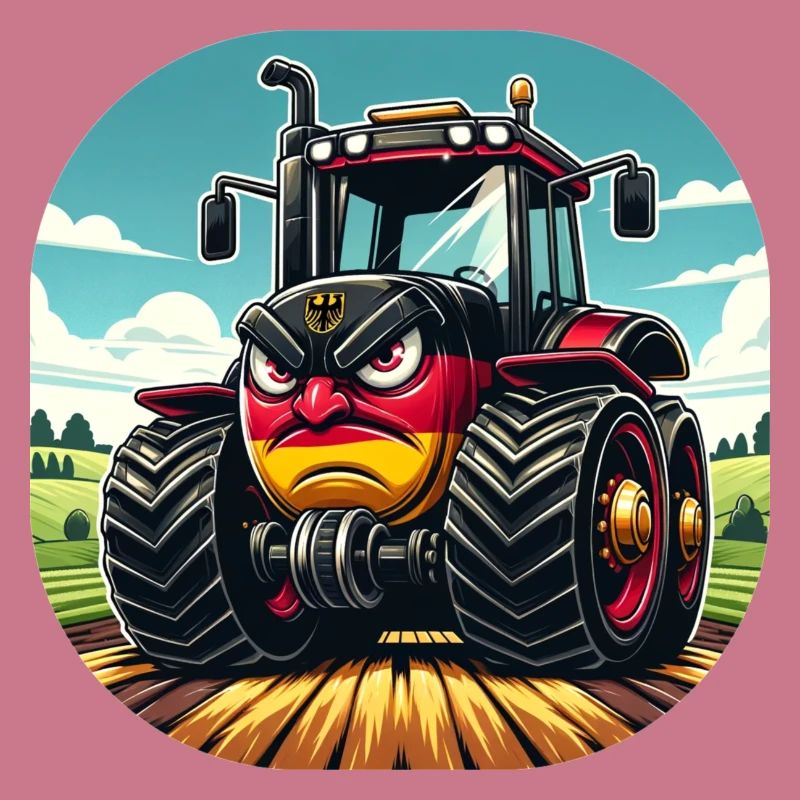 Wütender deutscher Traktor 02