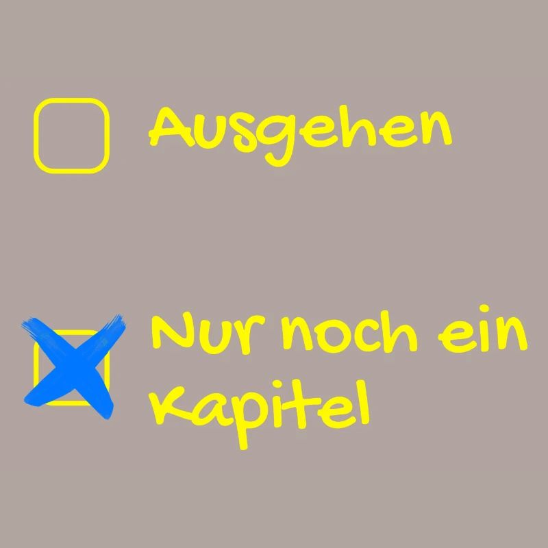 Bücherwurm - Ausgehen oder noch ein Kapitel