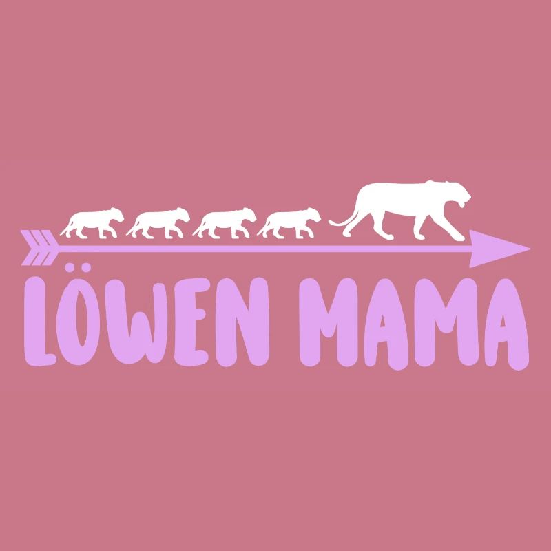 Mutter Löwen Mama