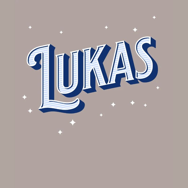 Lukas' name personalized