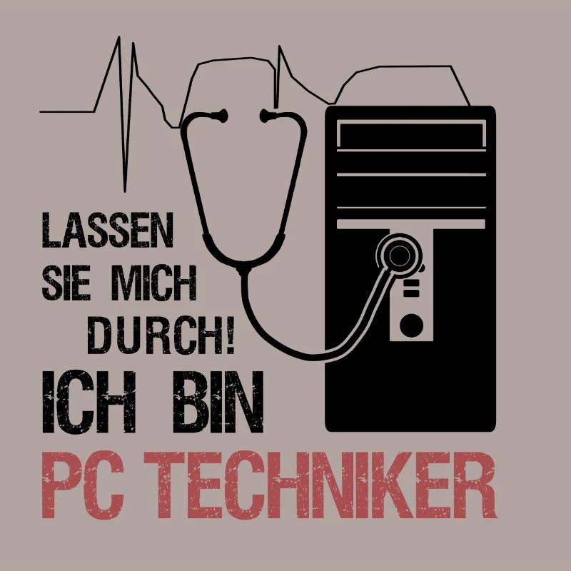 Technicien PC Stéthoscope Cadeau Technicien Système Informatique
