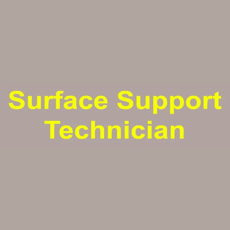Technicien de support de surface
