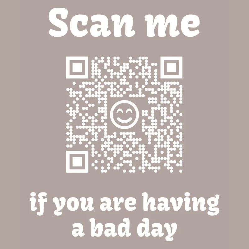 QR-Code mit liebevoller Botschaft