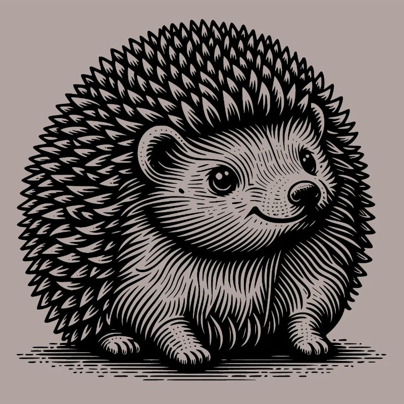 Petit hérisson mignon