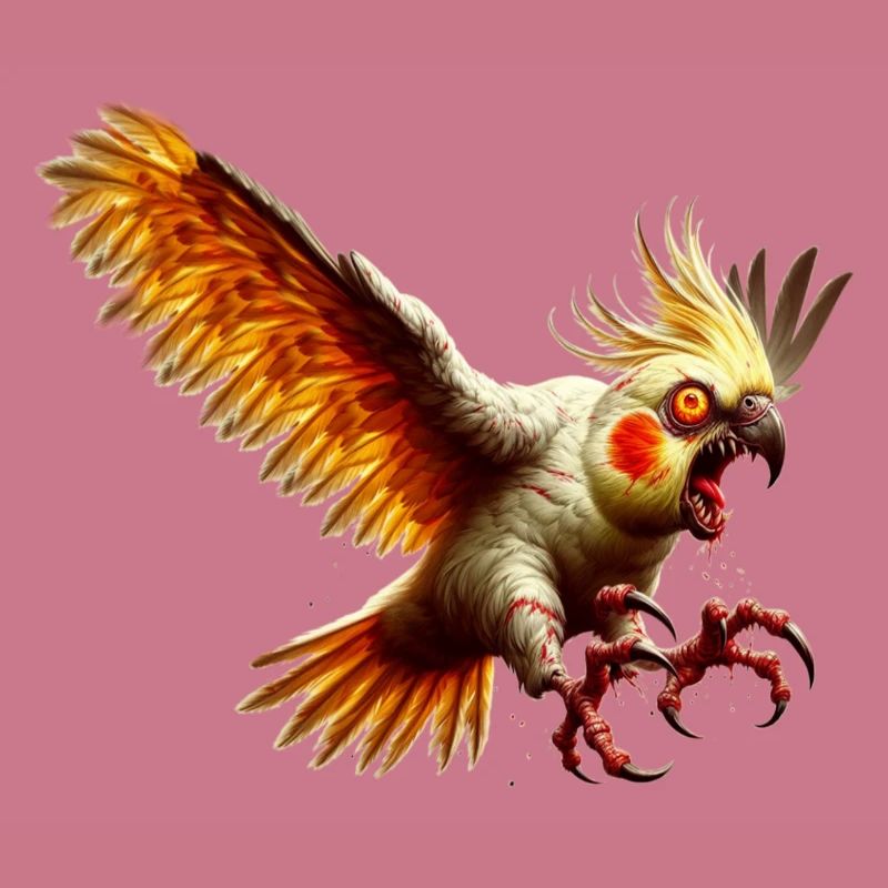 Oiseau maléfique - Calopsitte (14)