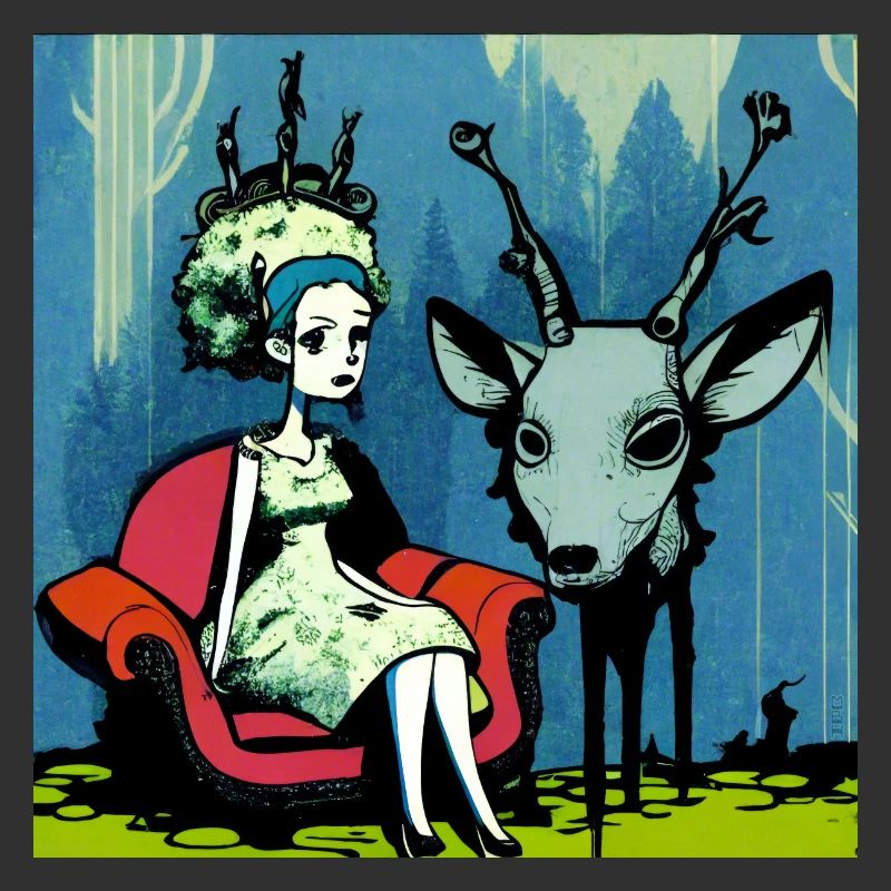 Psychedelic deer 01
