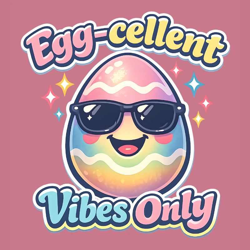 Egg Cellent Vibes Only Easter Easter Egg