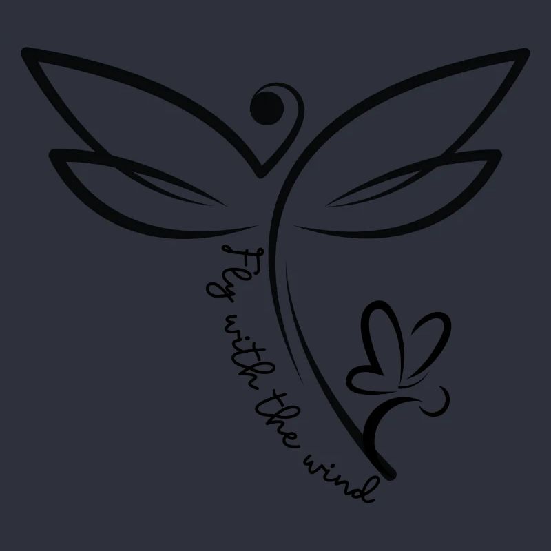 Libellule sauvage magique « Fly with the Wind »