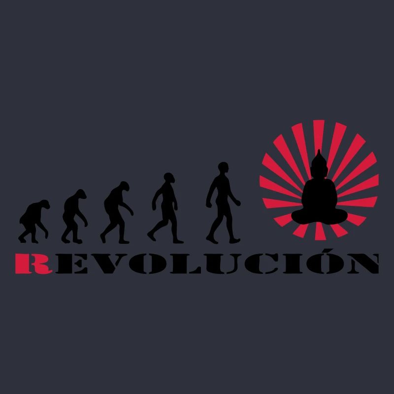 r-evolution, Evolution, darvin, revolution, Buddha
