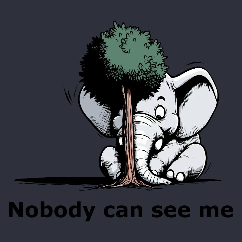 Éléphant caché