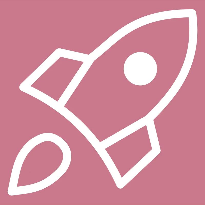 Minimalistic Rocket White