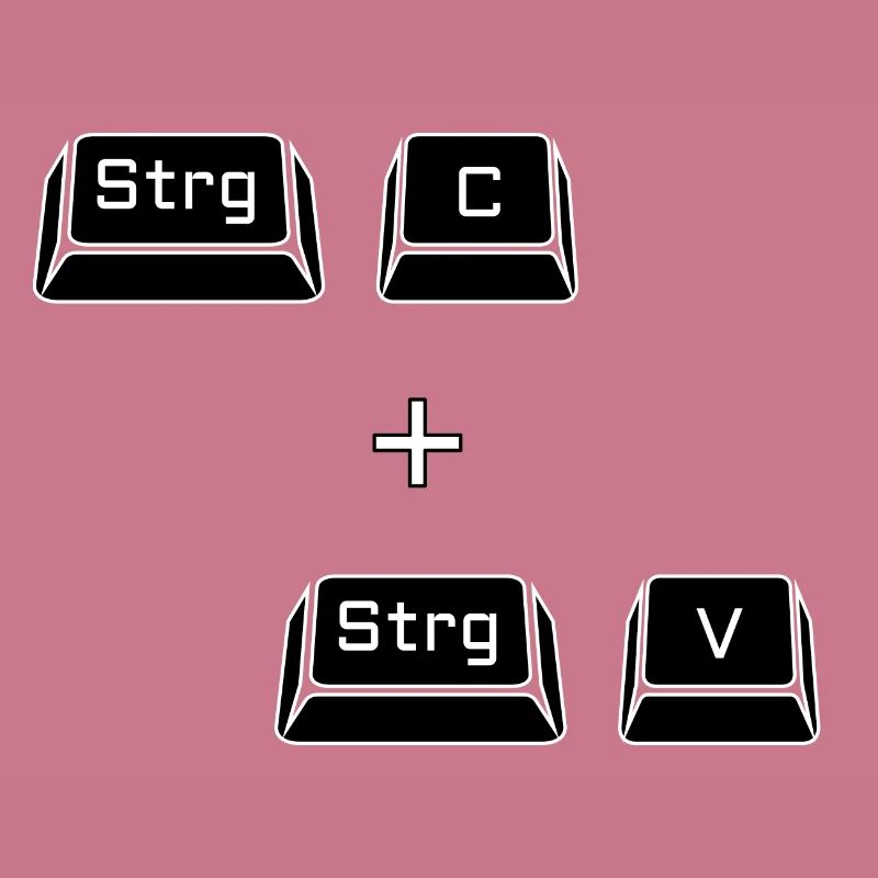 Ctrl c Ctrl v Keyboard Computer Copy Gift