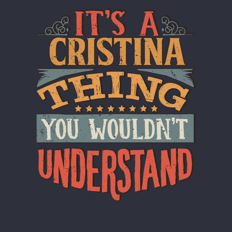 C’est une chose Cristina que vous ne comprendriez pas -