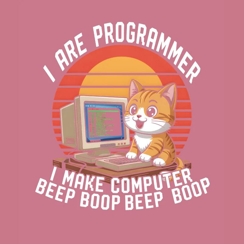 I Are Programmer I Make Computer Beep Boop