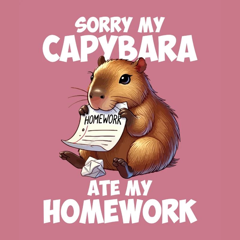 Capybara ate my homework, capybara