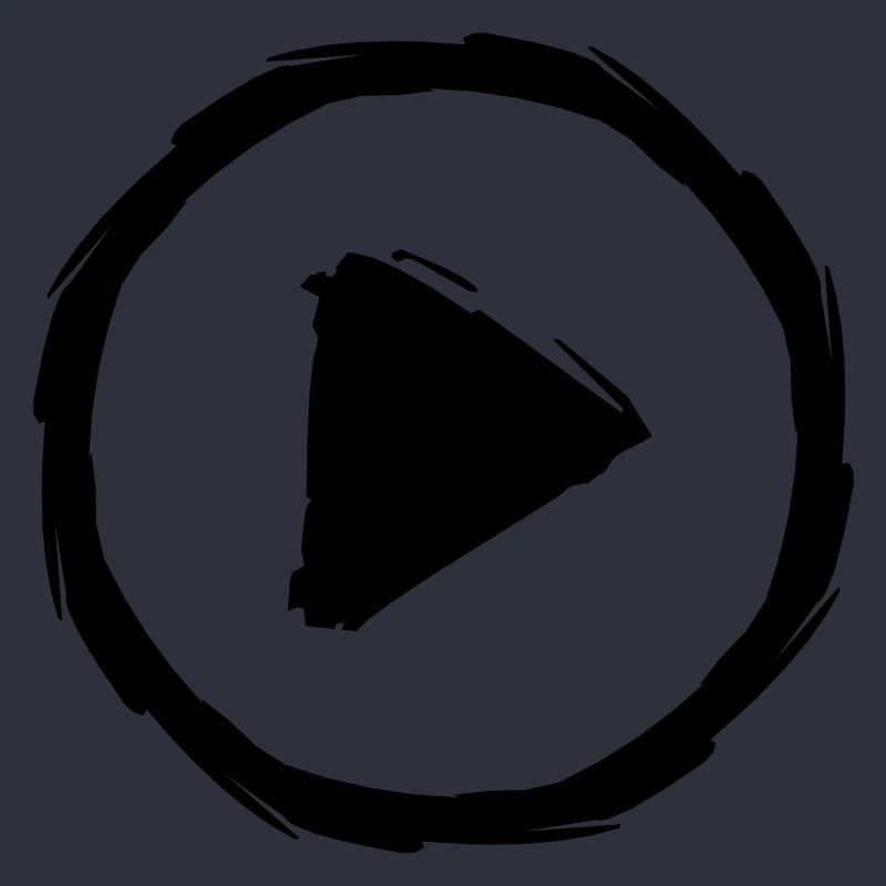 play triangle stop button break music buttons circles
