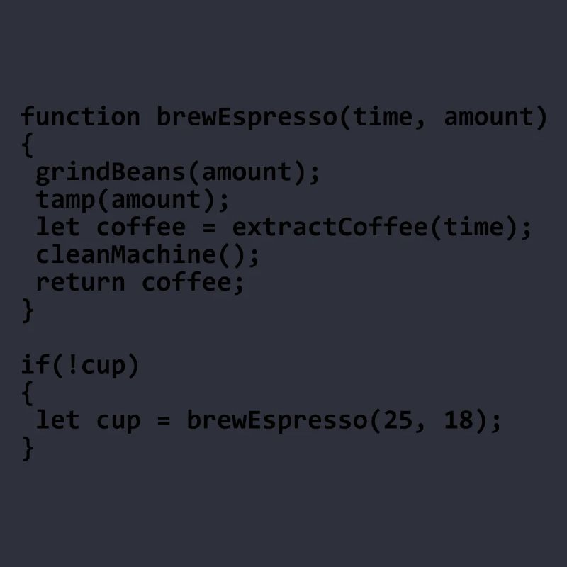 Espressoautomat Code