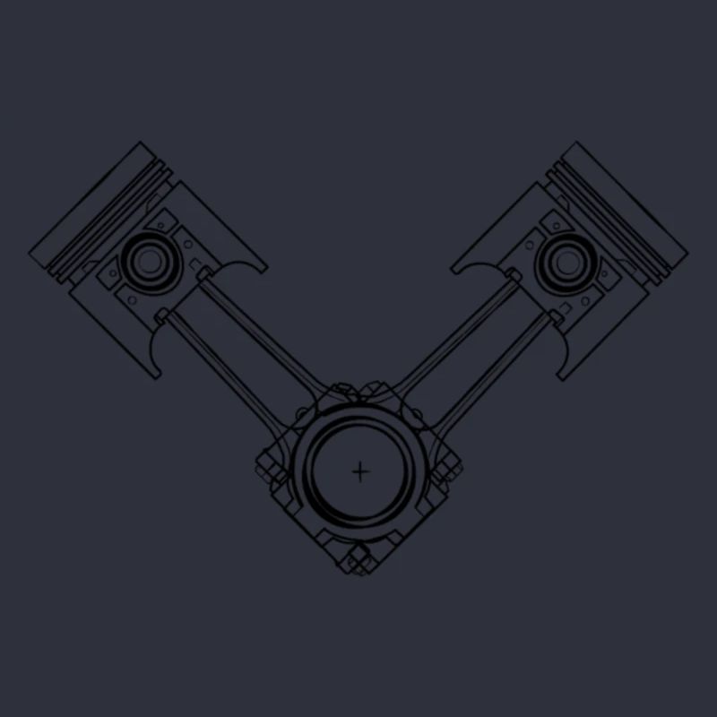 Conception technique du piston en V