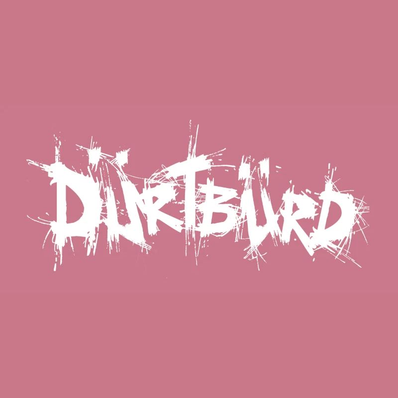 Dürtbürd Merch White Logo