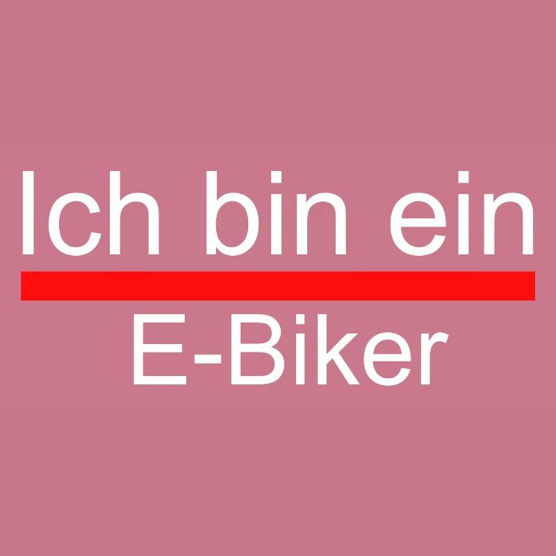 Shirt Ich bin ein E-Biker