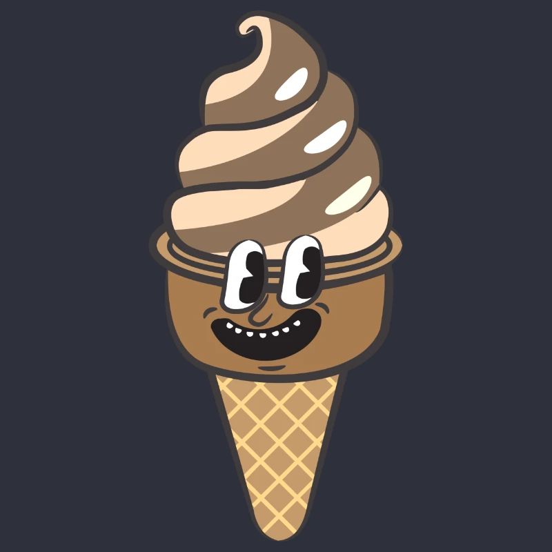 Retro Cartoon Eiscreme