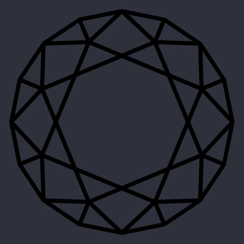 Diamond outline