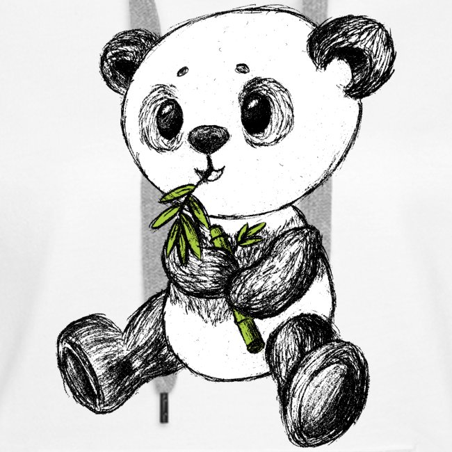 Panda bjørn farvet scribblesirii
