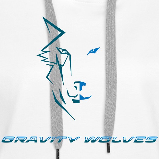 Gravity Wolves Head Text Dual Color
