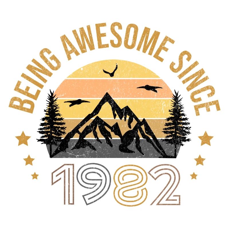 Being Awesome Since 1982 - Geschenkidee