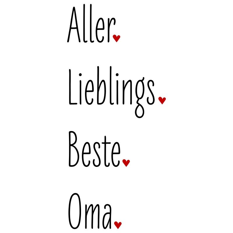 Aller Lieblings Beste Oma, Großmutter, Geburtstag