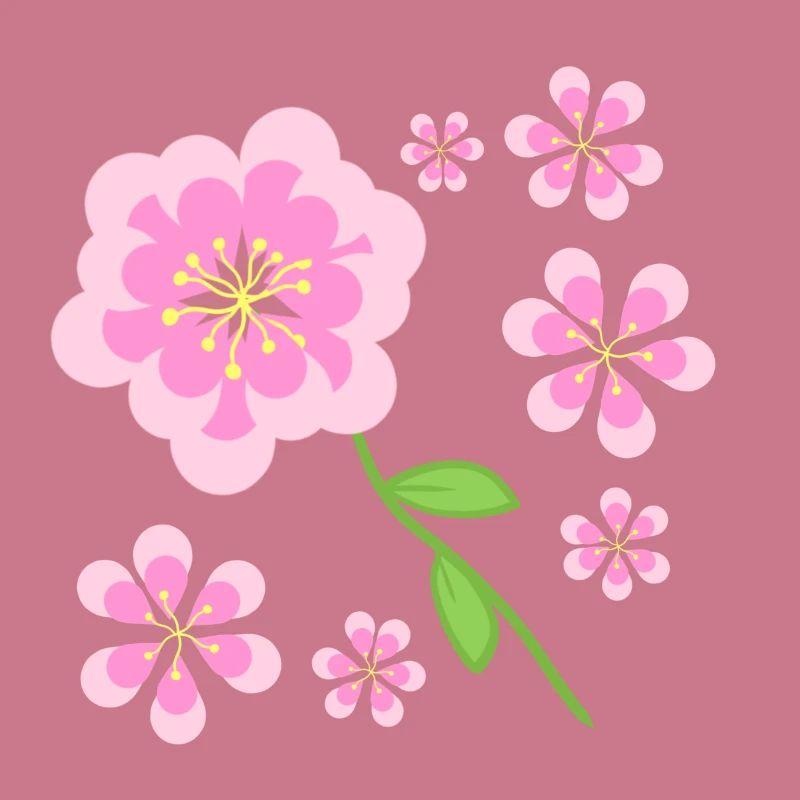 Pink Flower Pattern