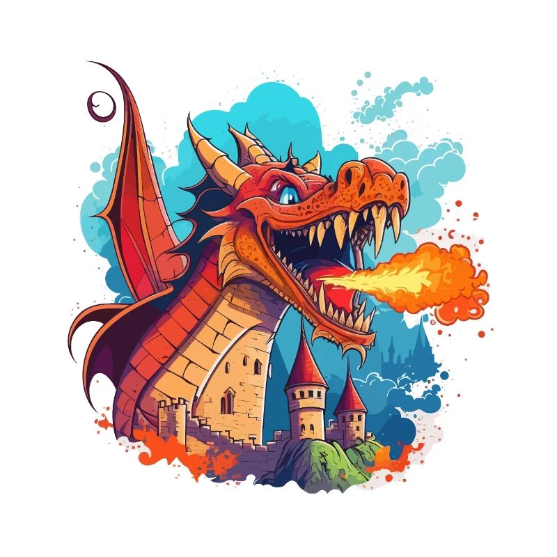 Der feuerspeiende Drache