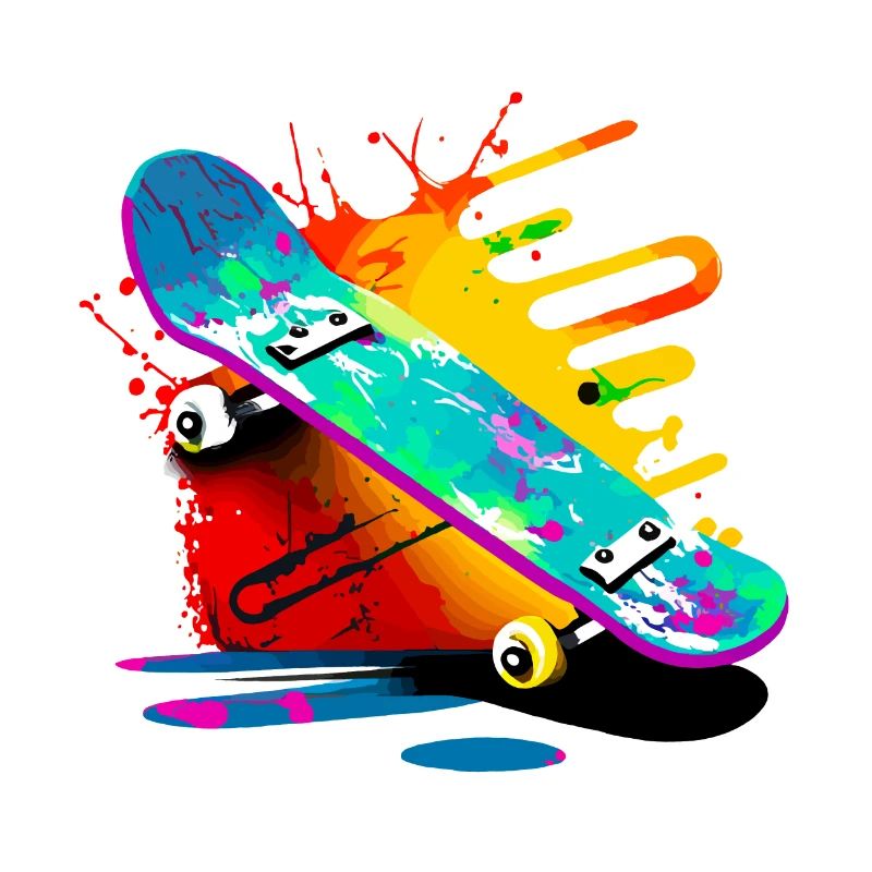 Skate type graffiti