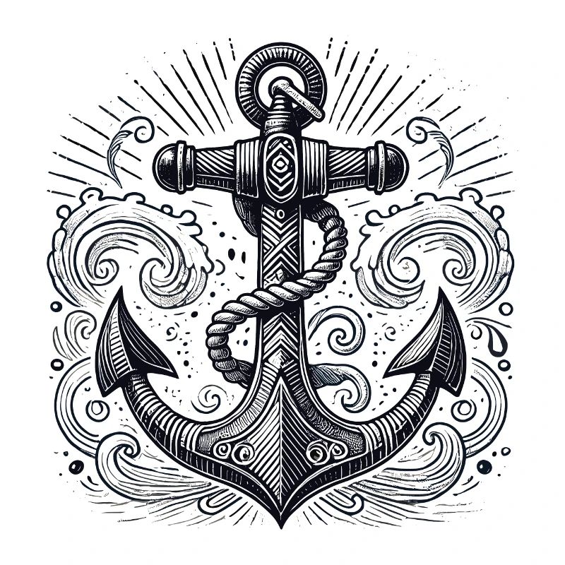 Anker Schiffsanker Anker cool maritim Geschenk