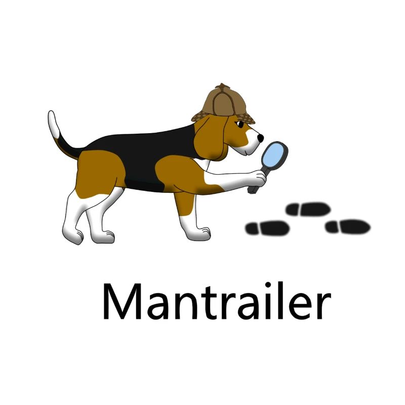 Mantrailing Beagle