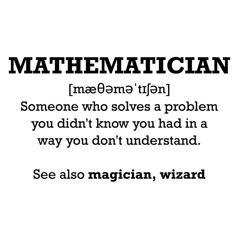 Mathematician - wizard