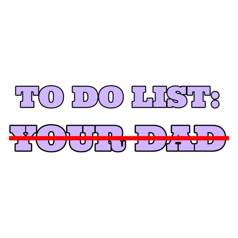 To-Do-Liste Ihres Vaters