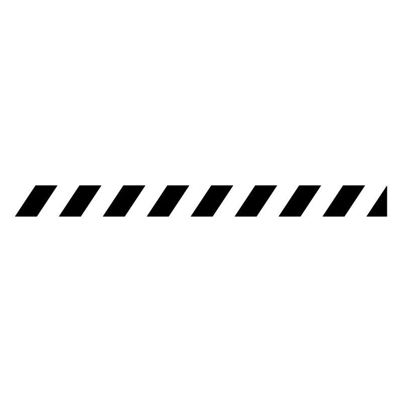 Strip caution tape line