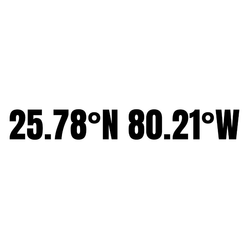 Miami Florida USA Coordinates