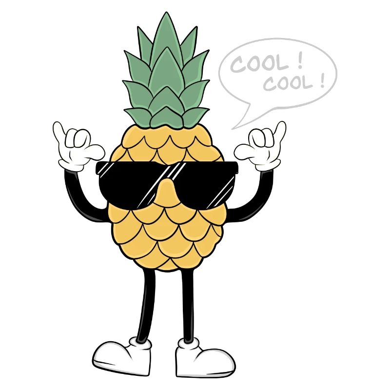T-shirt Pineapple Cool logo